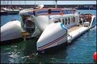 Utflykt ombord på en Subcat (Ubåt)
