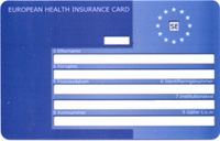 Europeiska Sjukförsäkringskortet