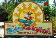 Disneys Winter Summerland Miniature Golf